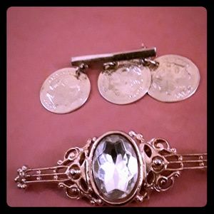 2 vanity pins